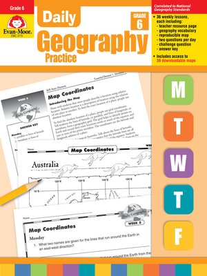 cover image of Daily Geography Practice, Grade 6+